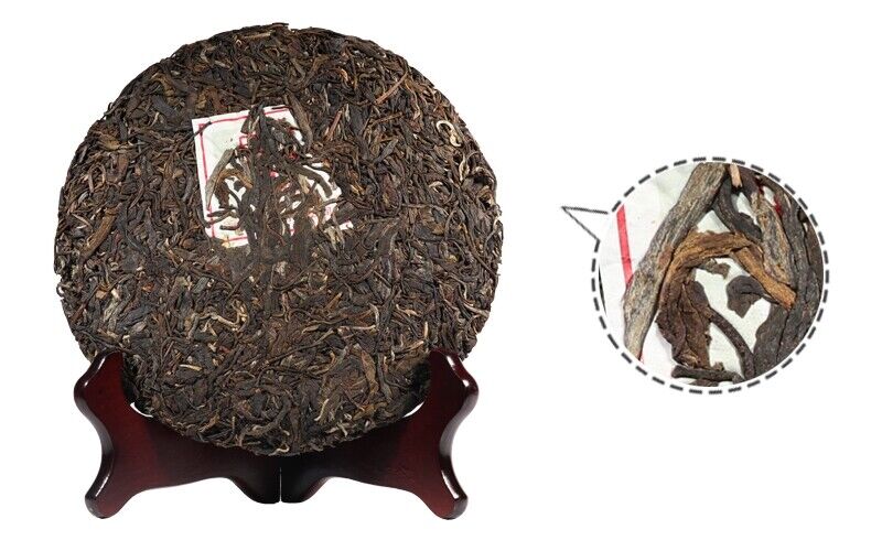 TemuTea 357g Raw Pu'er Tea, Pu-erh Tea Cake
