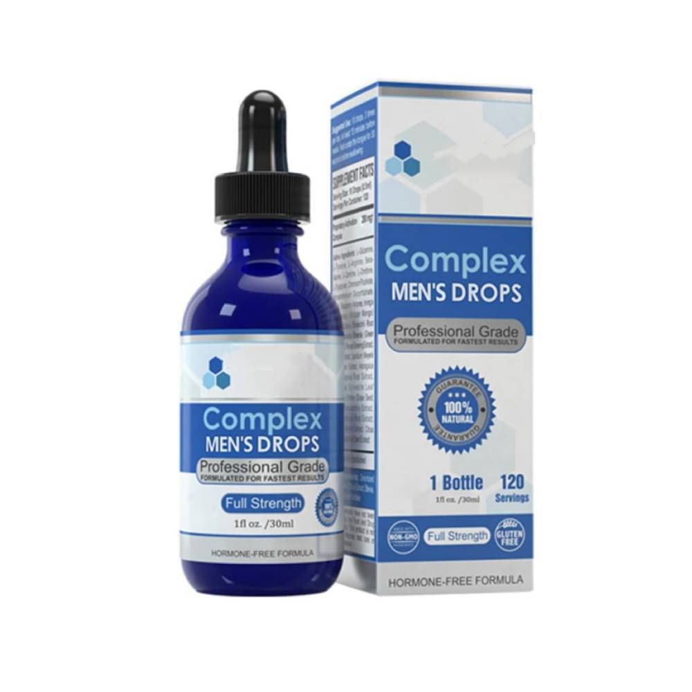 Natural Complex Men's Drops Secret Drops for Strong Men Men’s Drops