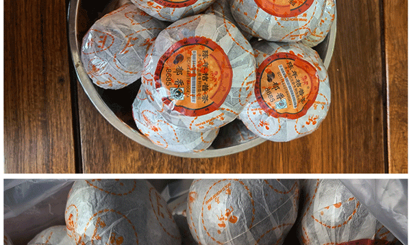 HelloYoung Yuxiang 8685 * Gold Horse Puer Stuffed Tagerine Tea Ripe Pu'er Orange Mandarin