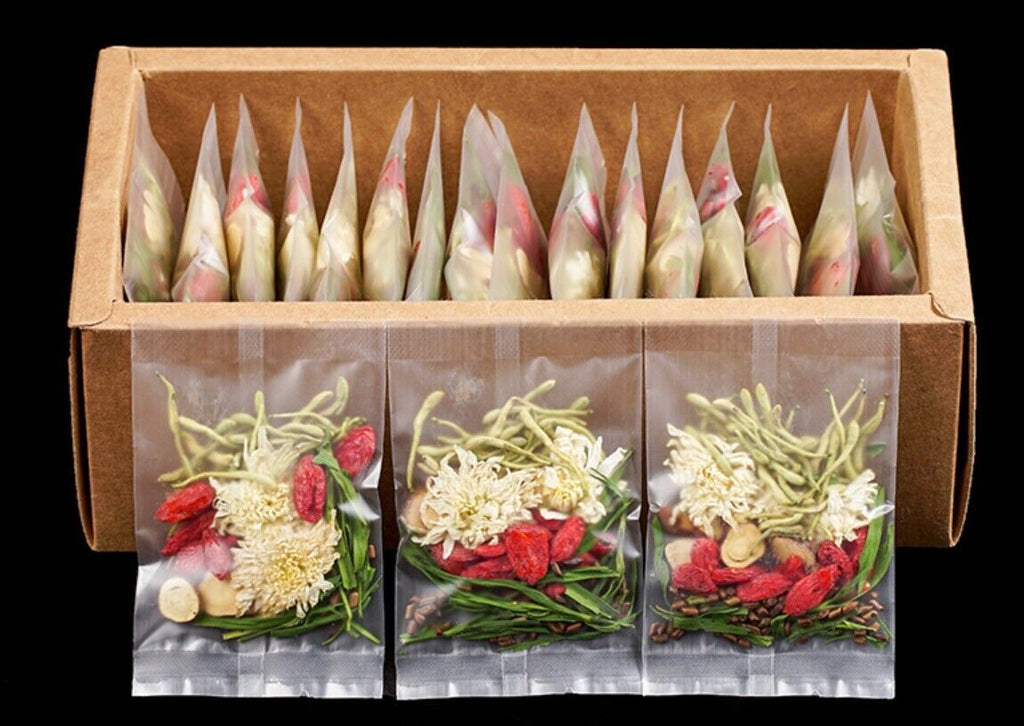Honeysuckle, chrysanthemum, medlar, cassia seed, rock sugar, Reduce heat