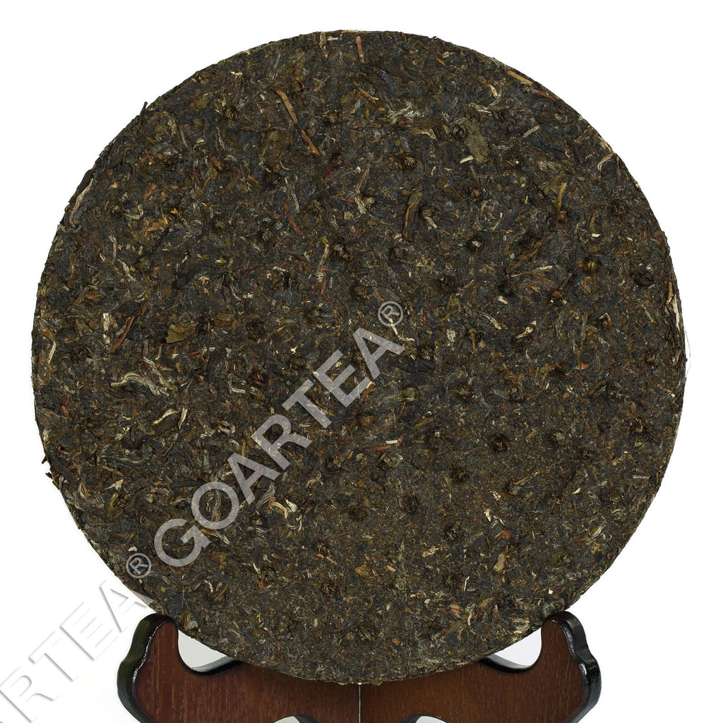 HelloYoung Year 357g Yunnan Xiaguan Golden Ribbon Raw Iron Cake Puer Pu'er Puerh Tea
