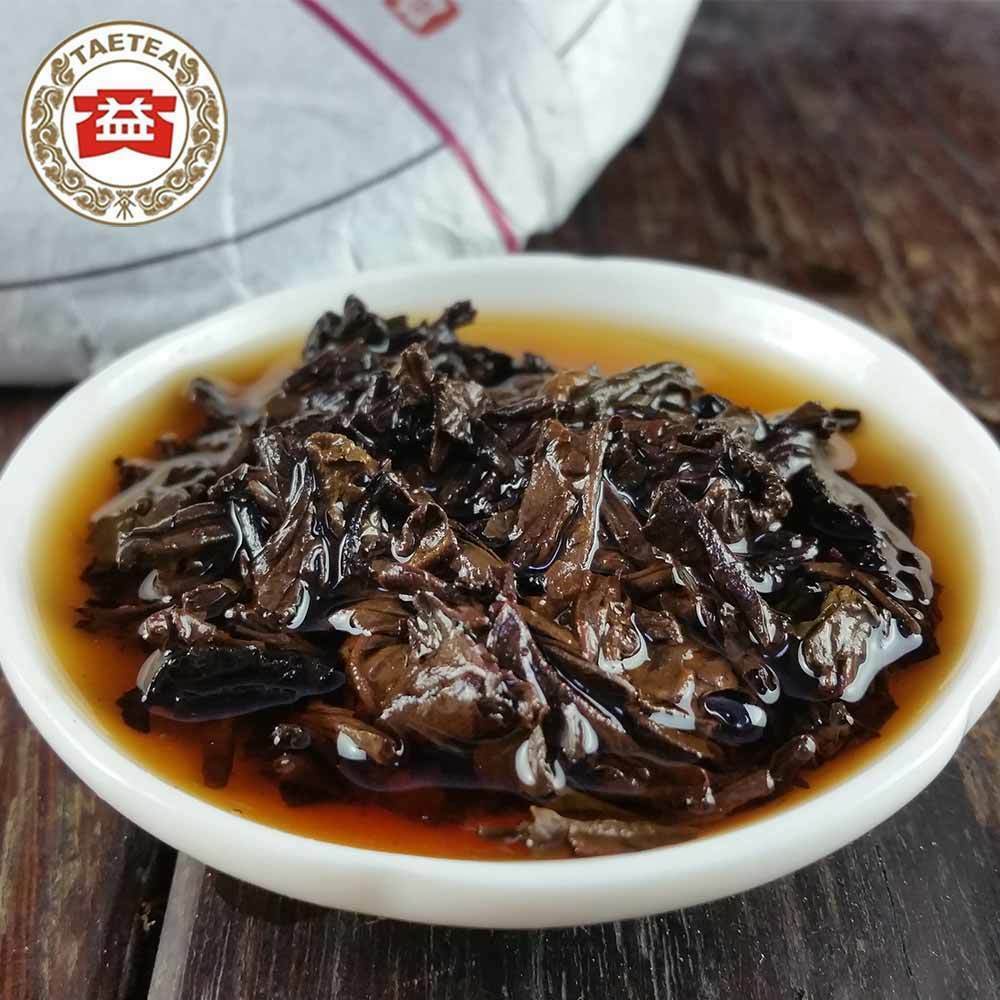 HelloYoung 100% Authentic 2014 yr TAETEA Pu'er 7592 Shu Puerh Cake Ripe Puer Tea 357 g