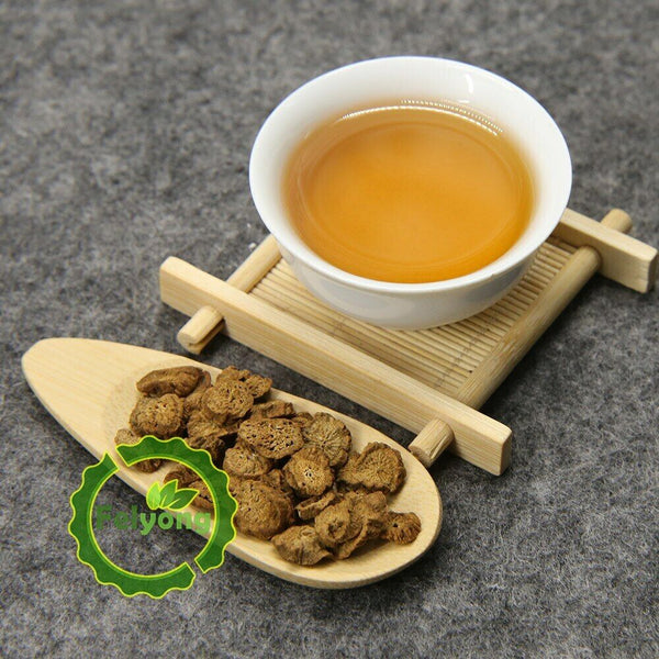 HelloYoung Dried Gold Burdock Root Herbal Tea Loose leaf Chinese Flavor Slimming Tea