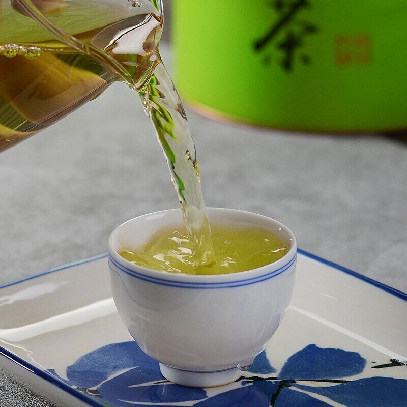 HelloYoung Gift Tea Maojian High Mountain Green Tea 500g Chinese Tea Loose Leaf Iron Canned