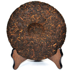 HelloYoung 357g Chinese Yunnan Ripe Puer Tea Natural Oldest Puerh Tea Cake Black Tea