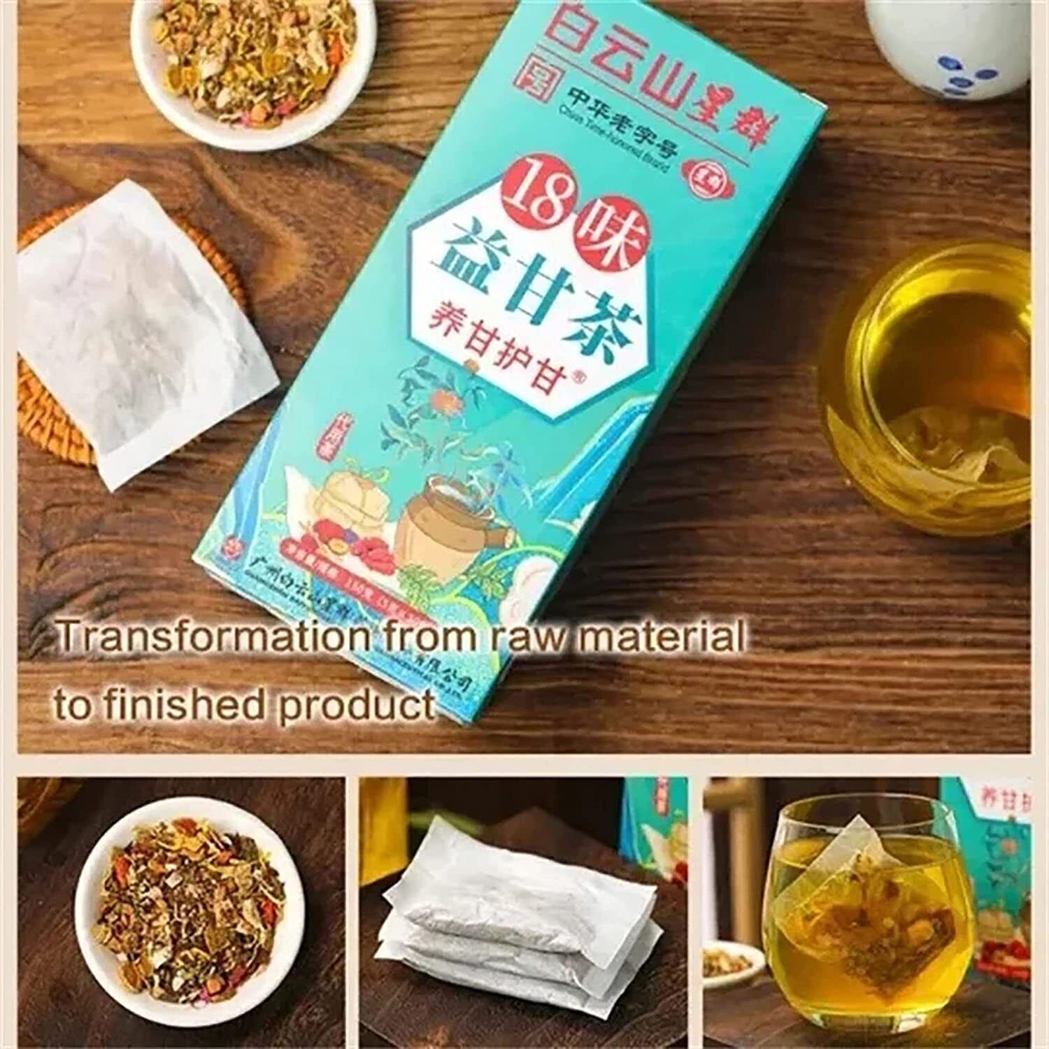 4Box 18 Flavors Liver Care Tea - 18 Flavors of Liver Protection Tea -Hot Sale