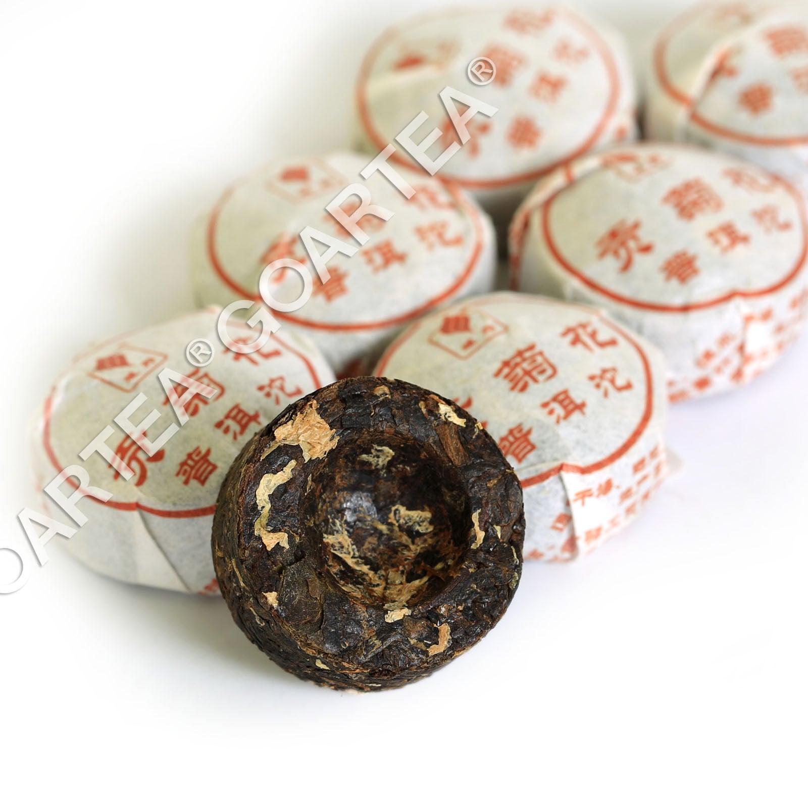 HelloYoung HELLOYOUNG Tribute Chrysanthemum Flower Puer Pu'er Pu erh Tea Mini Ripe Cake