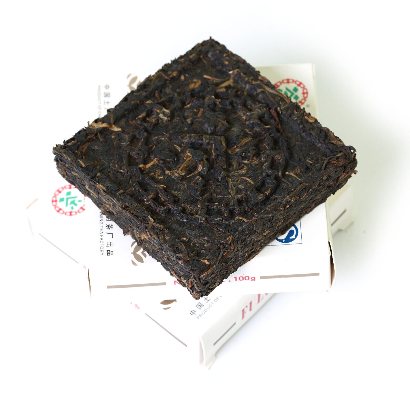 HelloYoung Yunnan Puer Pu'er Puerh Raw Cake Tea CNNP Zhongcha Fulu Shouxi Square Brick