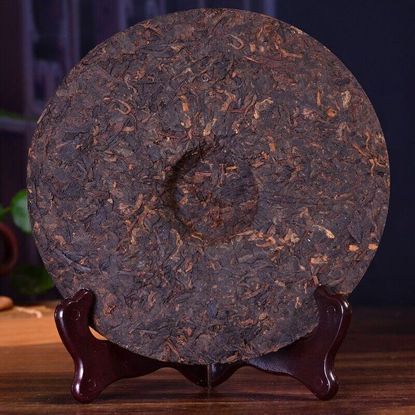 357g Yunnan Ripe Puerh Tea Cake Mantangxiang Pu-erh Cooked Tea Chinese Pu'er Tea