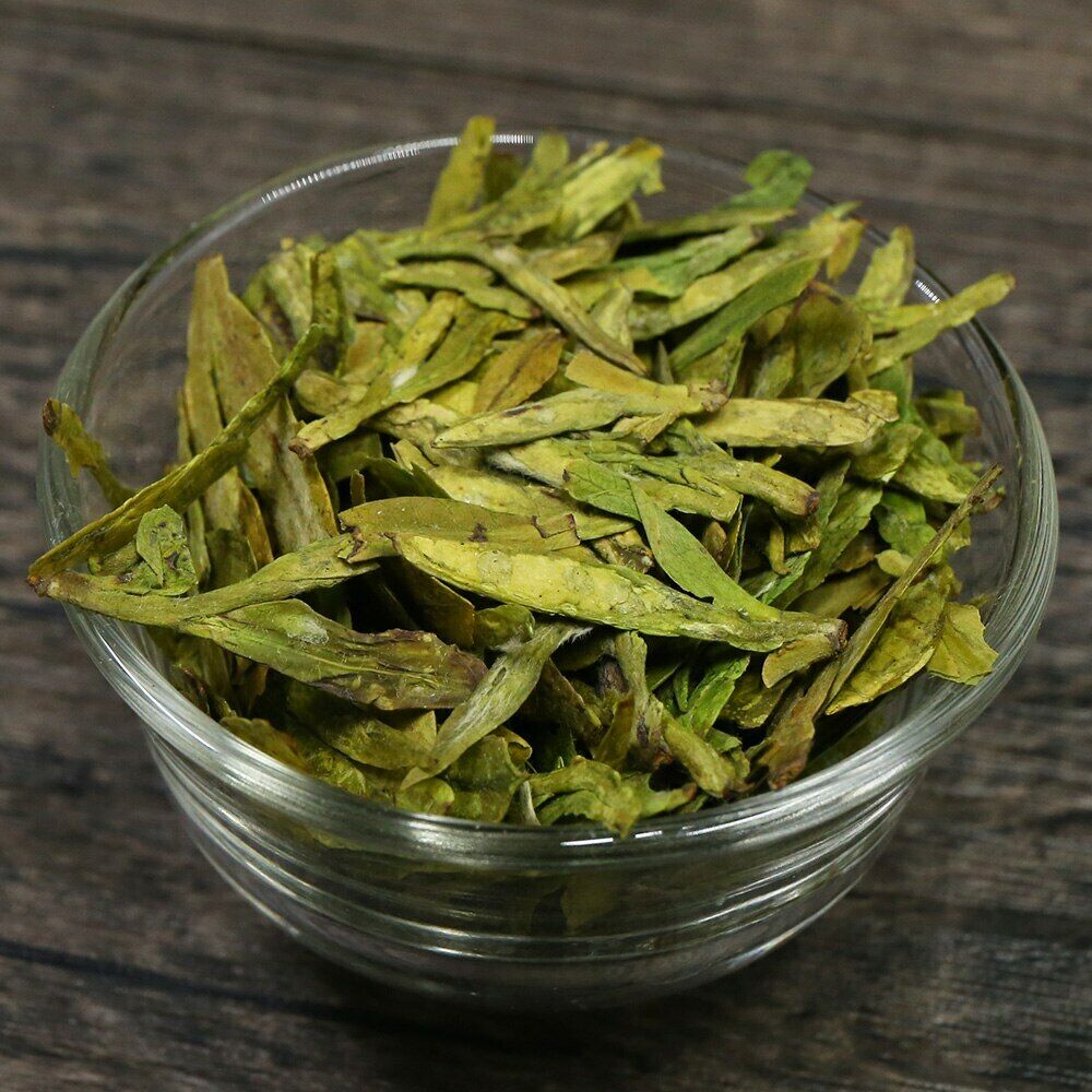 HelloYoung Longjing Chinese Green Tea Dragon Well Lung Ching Tea Xihu Long Jing 100g Secondary image