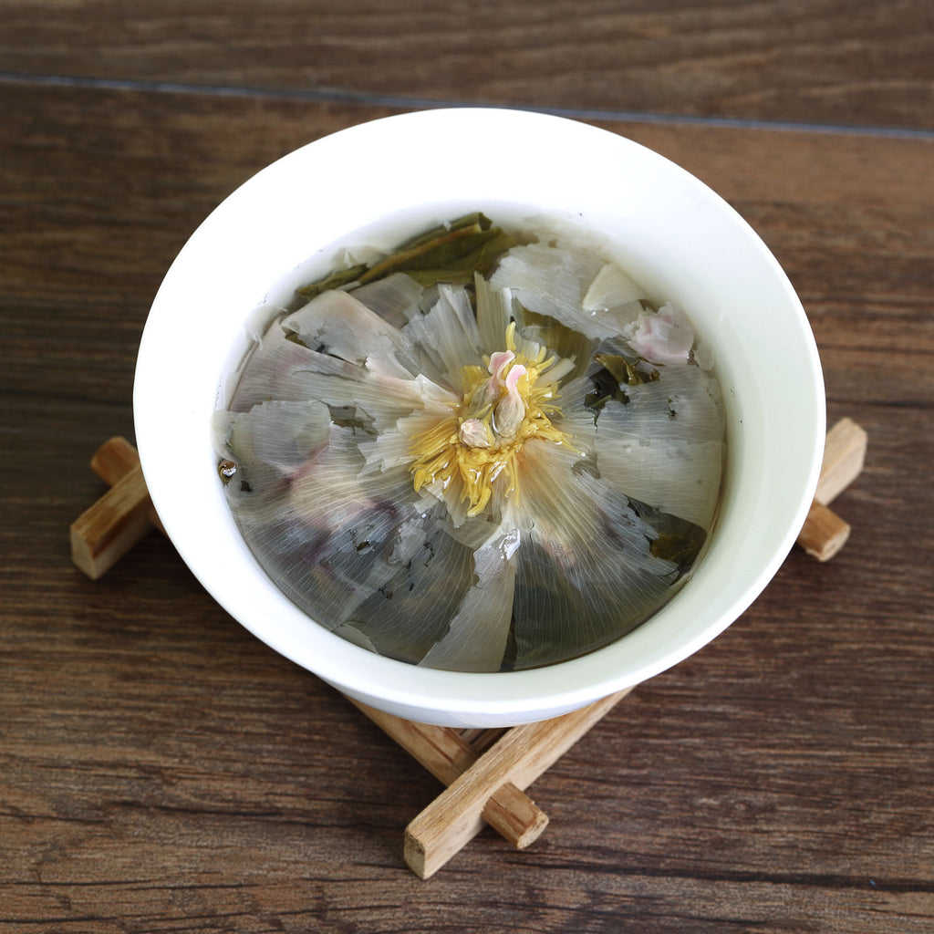 HelloYoung HELLOYOUNG 100g Peony Flower Yunnan Bulang puer Pu'er Puerh Tea Raw Ball