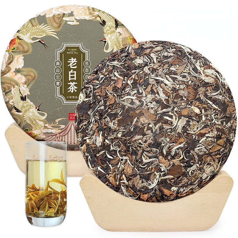 300g Authentic Fuding White Tea Date and White Peony Fragrance White Tea Cake Main image