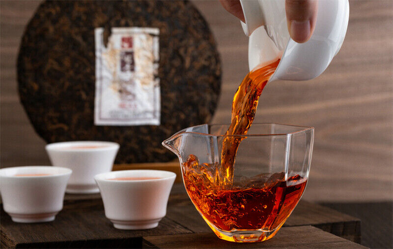 HelloYoung BEST Mengku Rongshi Shu Puer Mu Ye Chun Xiang Pu'er Ripe Pu-erh Tea 357g