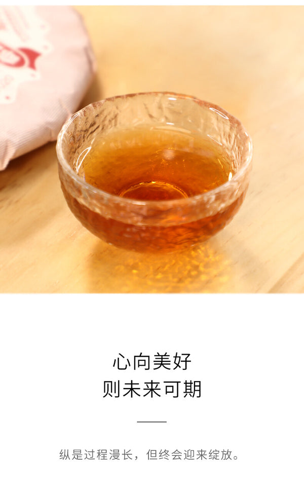 357g "Jiao Yang"  Haiwan Old Comrade Blazing Sun Ripe Puerh Shu Puer Tea