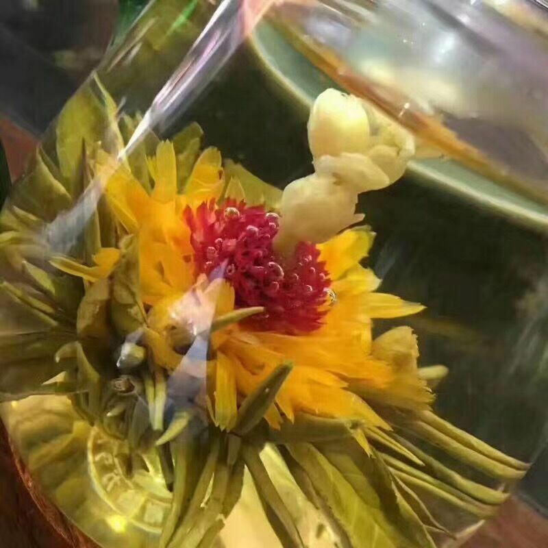 TemuTea Blooming Tea Balls Blooms Chinese Green Tea 16 Type Handmade Blooming Flower Tea