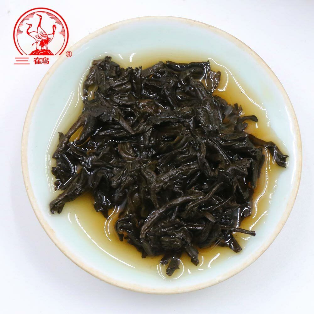 HelloYoung Three Cranes Sanhe 2015 Loose Liupao Tea Dark Tea 2301 Aged Teas 250g