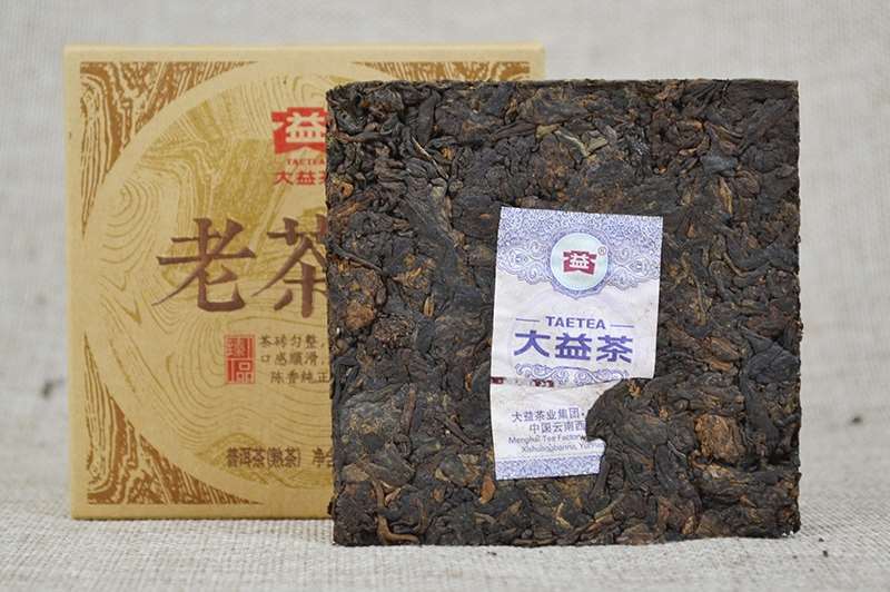 HelloYoungTea TAETEA Lao Cha Tou * 2014 Menghai Dayi Pu-erh Brick Ripe Puer Tea Brick 100g