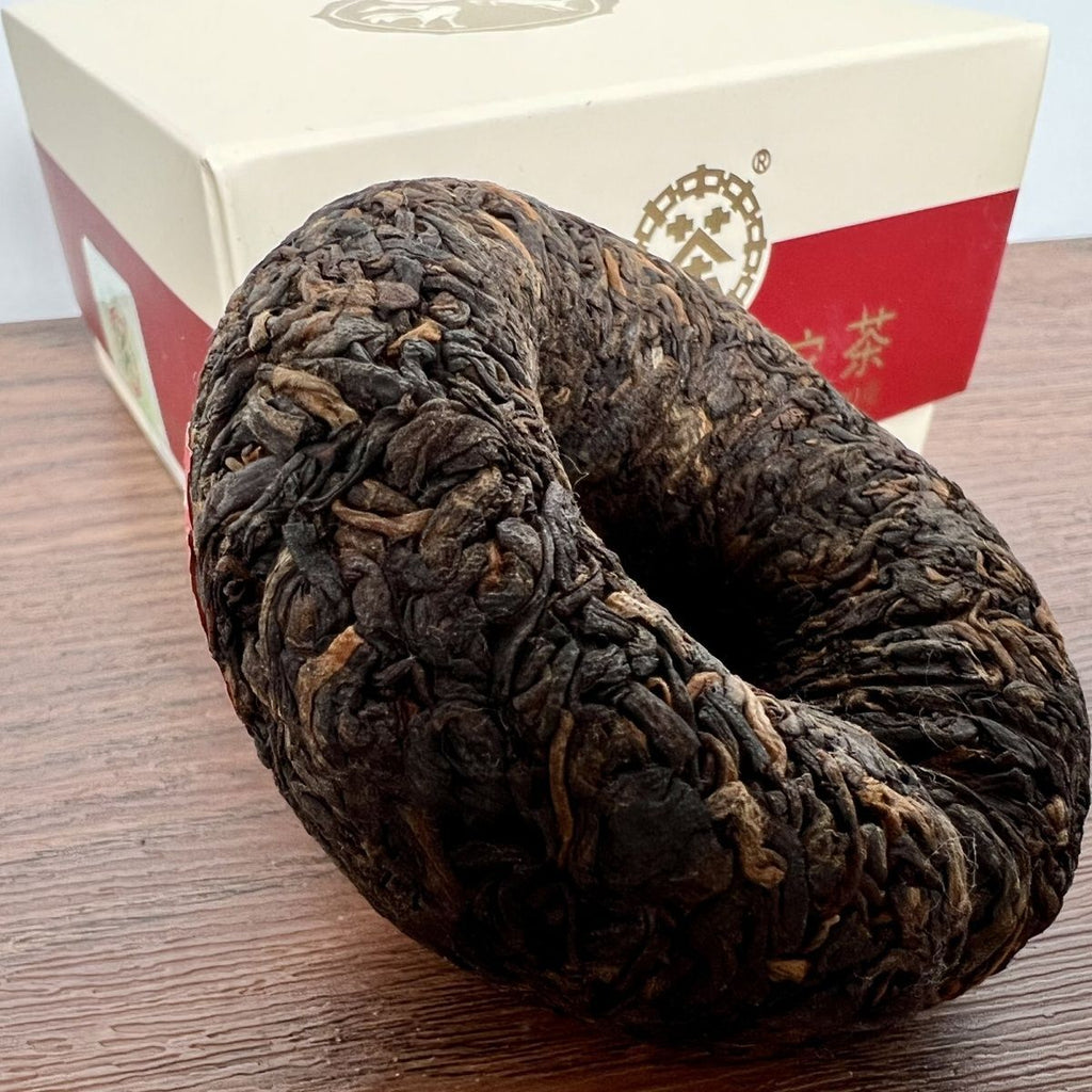 CHINATEA Brand Golden Rooster Tuo Tea Pu-erh Tea Tuocha 2020 100g Ripe Puer Box