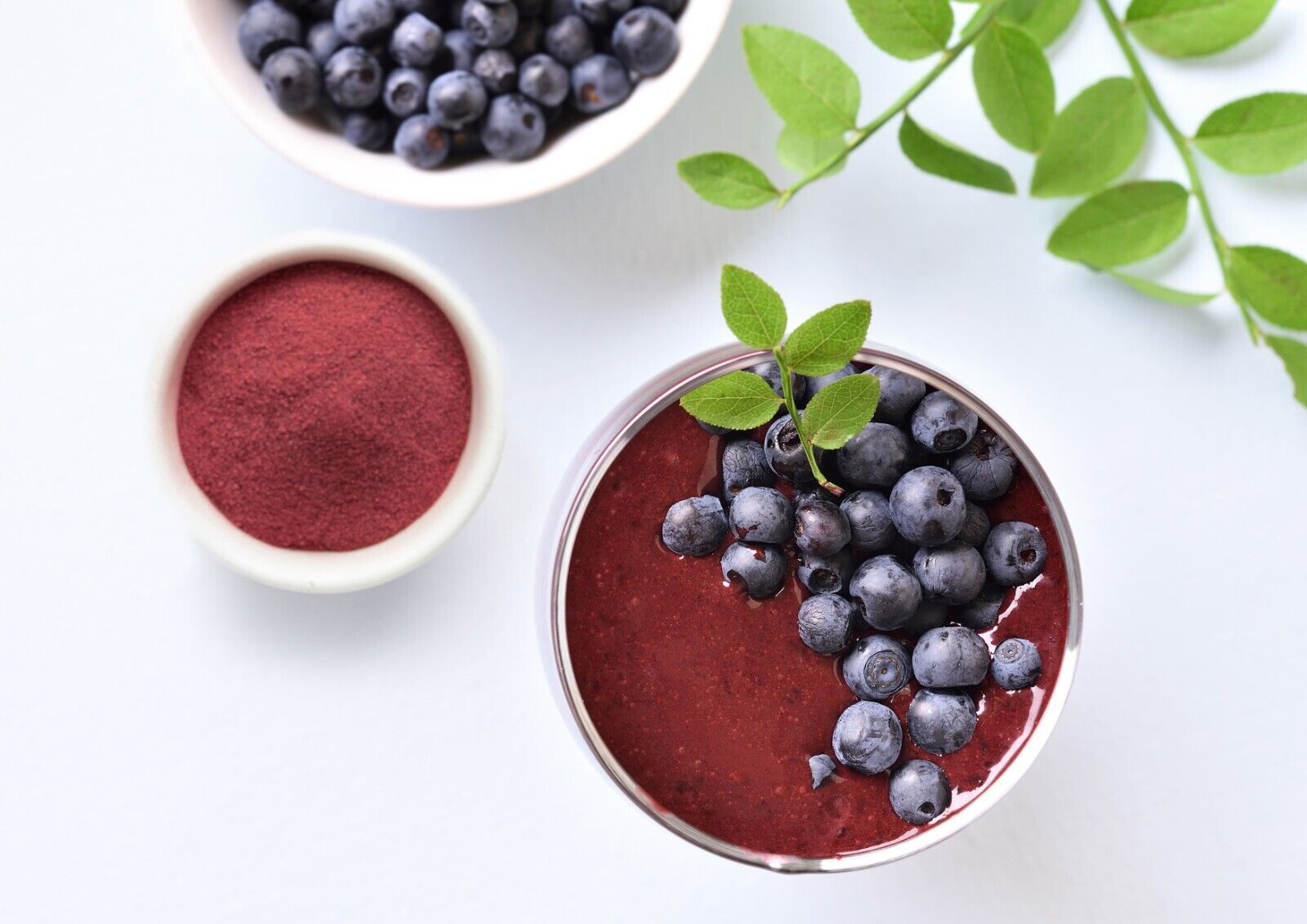 Organic Blueberry Powder - Non-GMO, Unsulfured, Raw, Vegan 100 Natural Secondary image