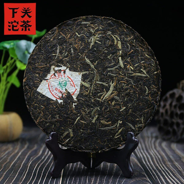 HelloYoung Xiaguan Puh Er Pine Crane Qizi Shen Puer Chinese Tea Cake 357g