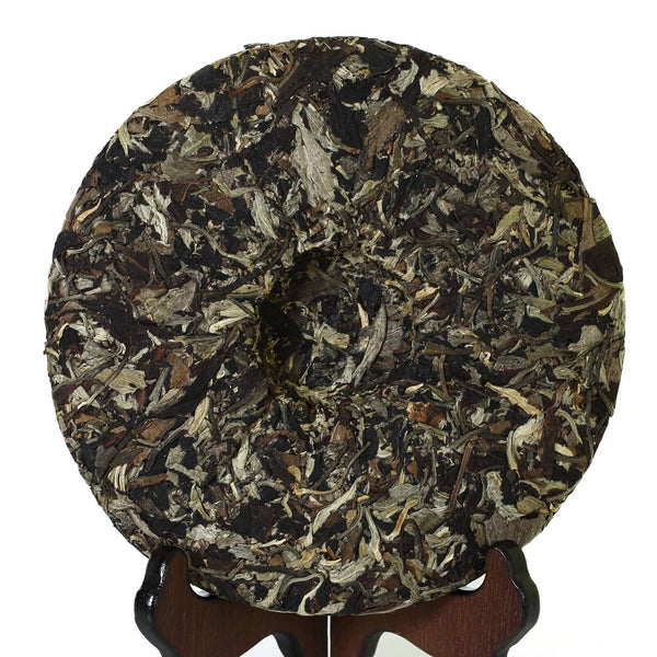 HelloYoung yr 357g Yunnan Wild Moonlight Beauty White puer Pu'er Pu erh Tea Raw Cake