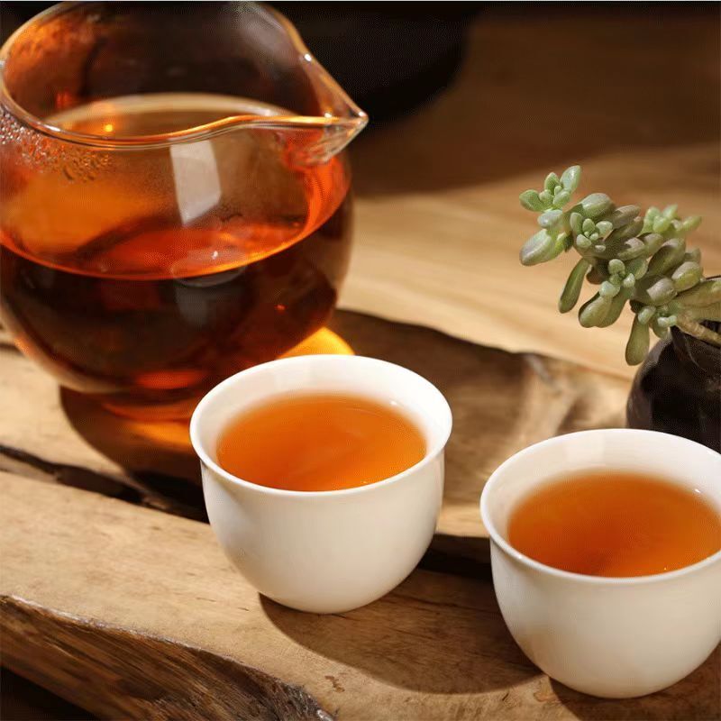 250g Yunnan Cooked Pu'er Tea Laomane Puerh Ripe Tea Brick Aged Pu-erh Black Tea