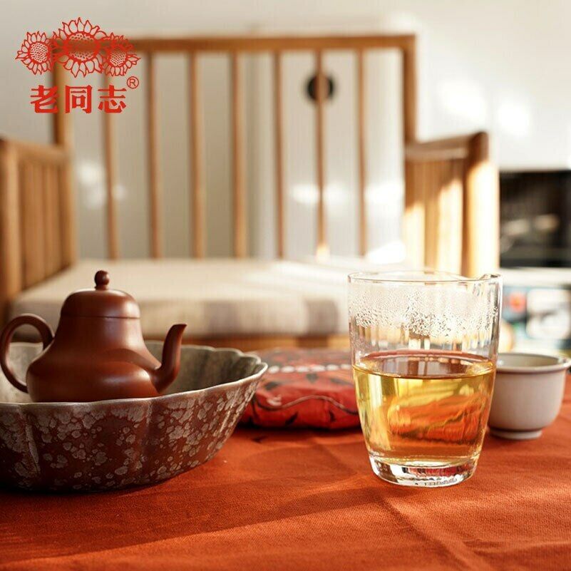 HelloYoung Haiwan Raw Puer Tea Zodiac of Tiger Blessings Yunnan Sheng Puerh Tea 400g