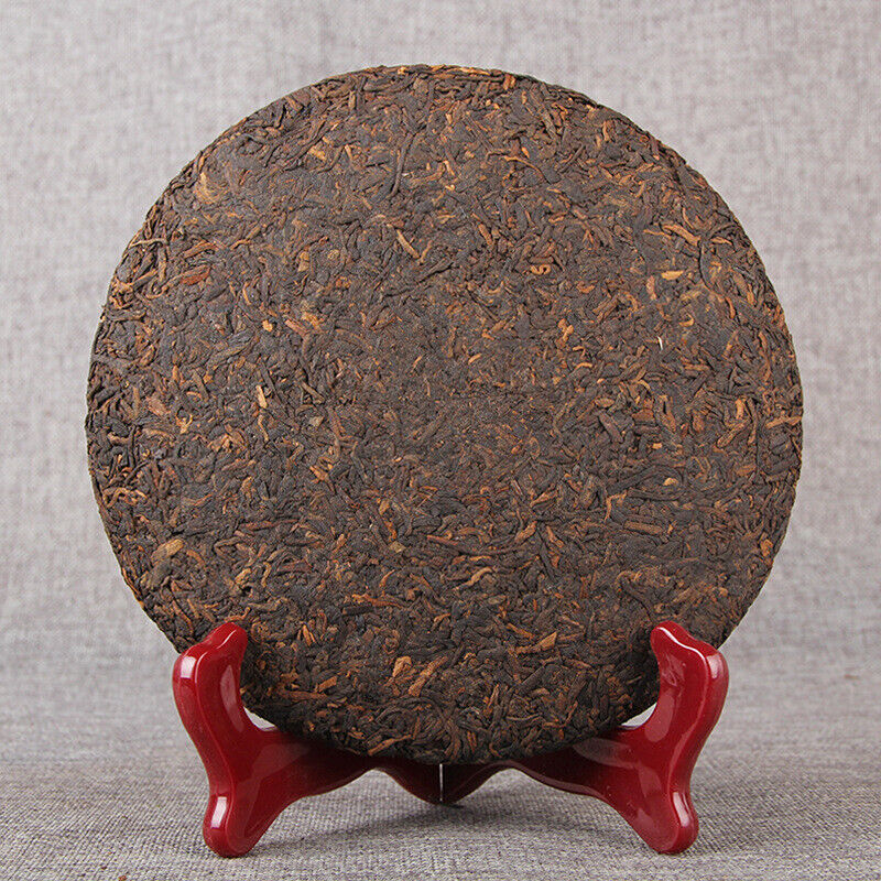 HelloYoung Year Yunnan Old Tree Ripe Puer Tea Lao Ban Zhang Ancient Shu Puer Tea 357g