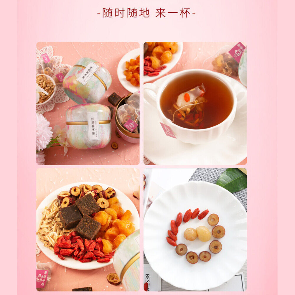 HelloYoung Hongtang Jiangcha Ecology Brown Sugar Ginger Tea Healthy Herbal Tea 3PCS*100g