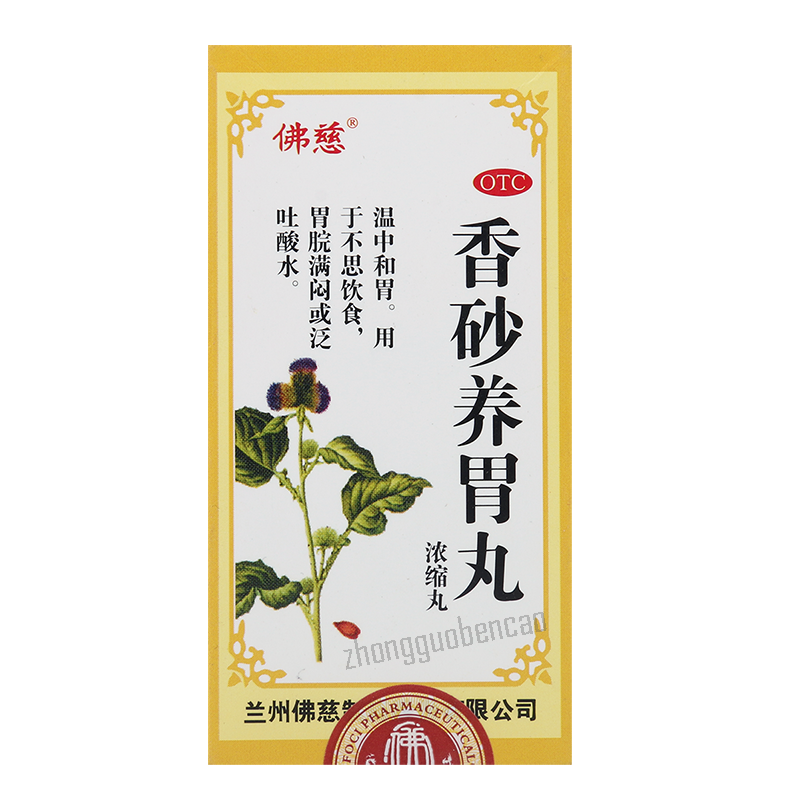 Fo Ci Xiang Sha Yang Wei Wan Foci Xiangshayangweiwan 佛慈香砂养胃丸温中和胃 Main image