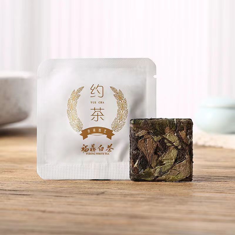 10Pcs Fuding White Tea Small Tea Brick High Mountain Old White Tea Healthy Drink Main image