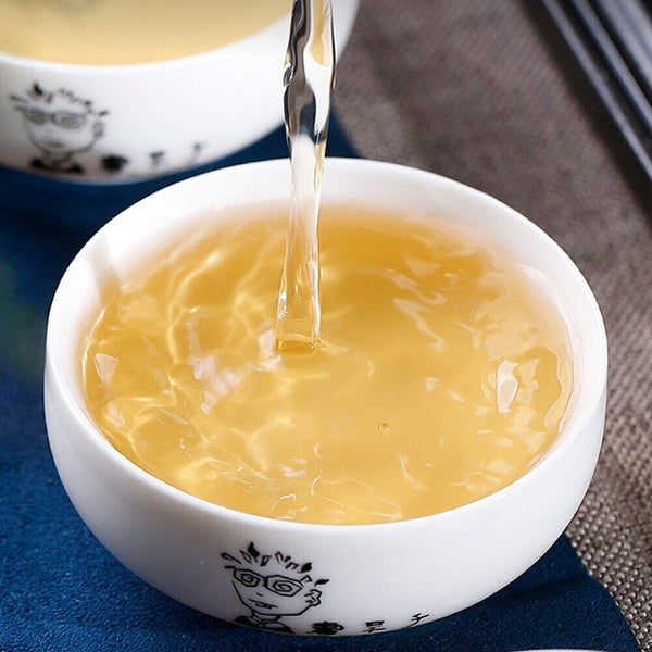 HelloYoung Spring Dawn Sheng Puer Jingmai Mountain Orchid Scent Raw Pu'er Tea 357g