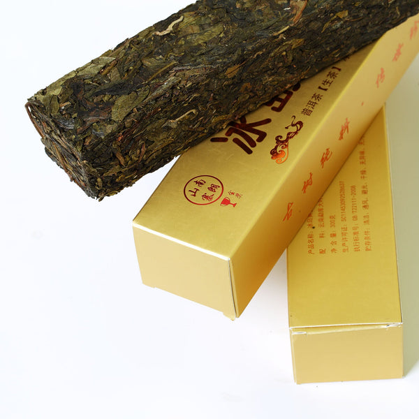 HelloYoung Year 300g Yunnan Bingdao Puer Pu'er Puerh Tea Ancient Tree Spring Raw Brick