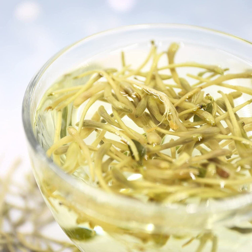 HelloYoung FullChea Natural Dried Honeysuckle - Jin Yin Hua Honeysuckle Tea 1.58oz/45g