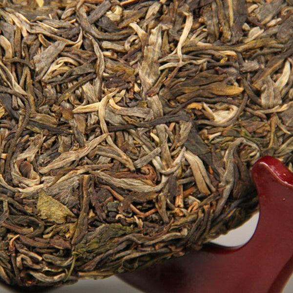 HelloYoung Old Banzhang Ancient Tree Raw Puer Tea Pure Handmade Raw Puerh Tea 357g