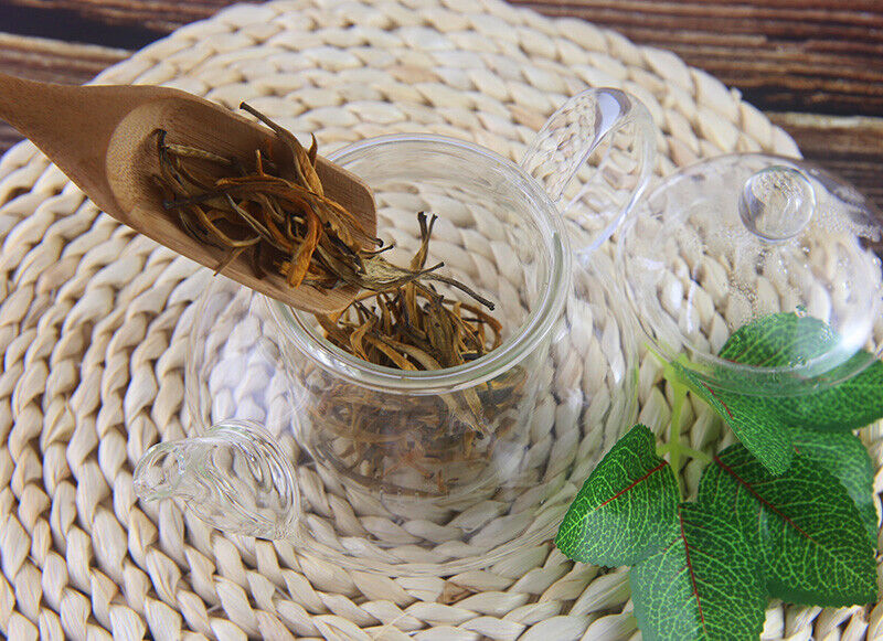 HelloYoung TeaYunnan Black Tea Dian Hong Gold Needle Jinya Golden Monkey Chinese Tea 150g
