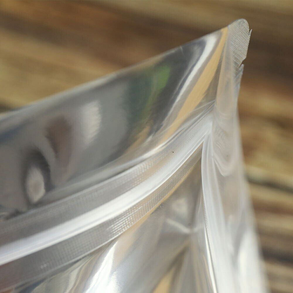 HelloYoung 10pcs/lot Puer Empty Zip Lock Transparent Plastic Bags Recyclable Packing Bag