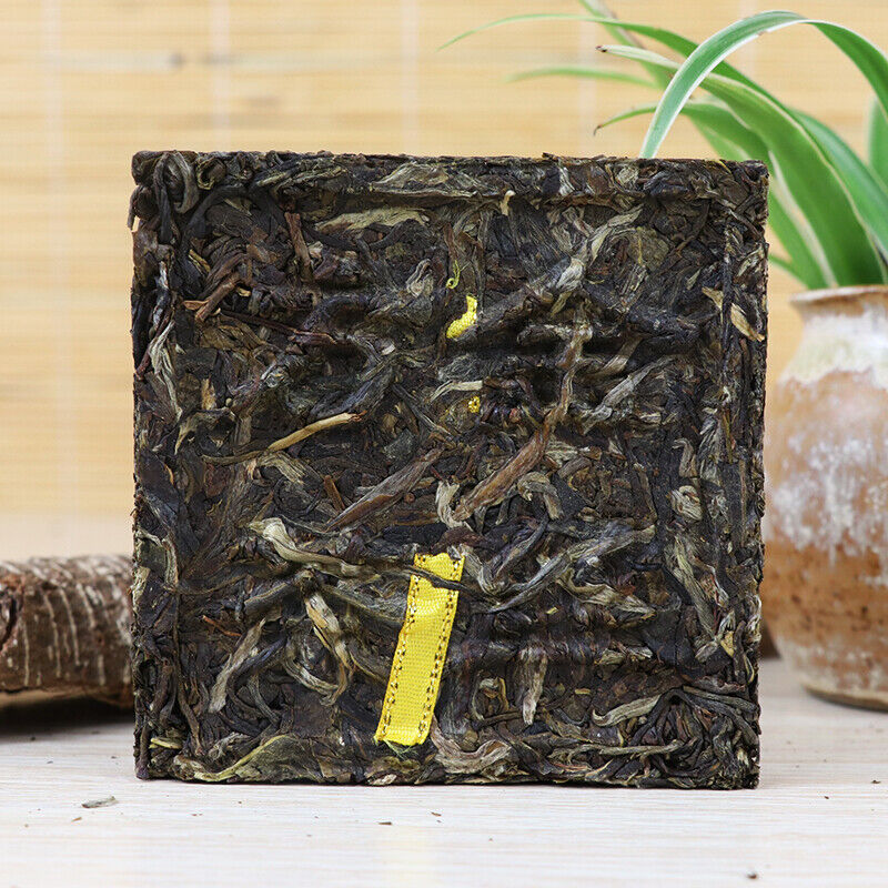 HelloYoung Big Snow Mt. Yunnan Xiaguan Gold Silk Raw Pu-erh Puer Pu'er Brick Tea 100g