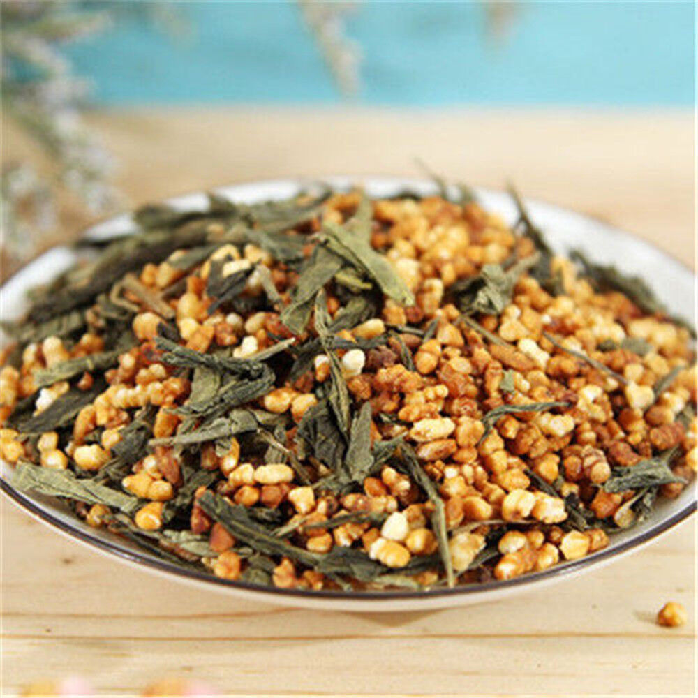 HelloYoung Organic Genmaicha Japanese Roasted Brown Rice Green Tea Weight Loss Premium