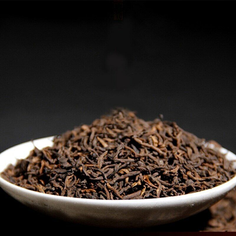 HelloYoung Yunnan Tea Shu Puerh Tea Loose Leaf Ripe Puer Tea Herbal Scent 400g