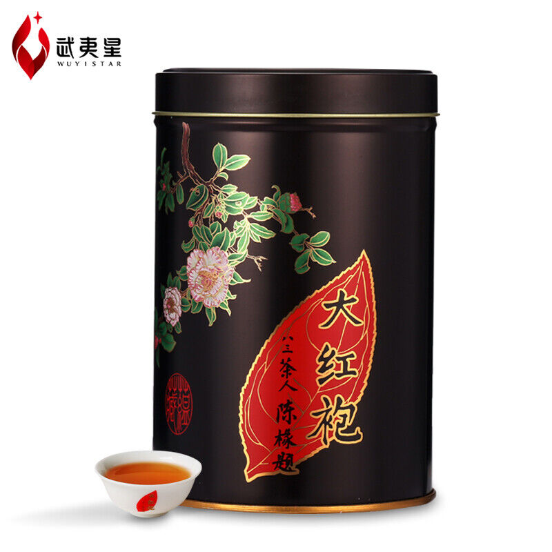 HelloYoung Wuyi Star 5 Years Aged Big Red Robe Da Hong Pao Dahongpao Oolong Tea 125g Tin Secondary image