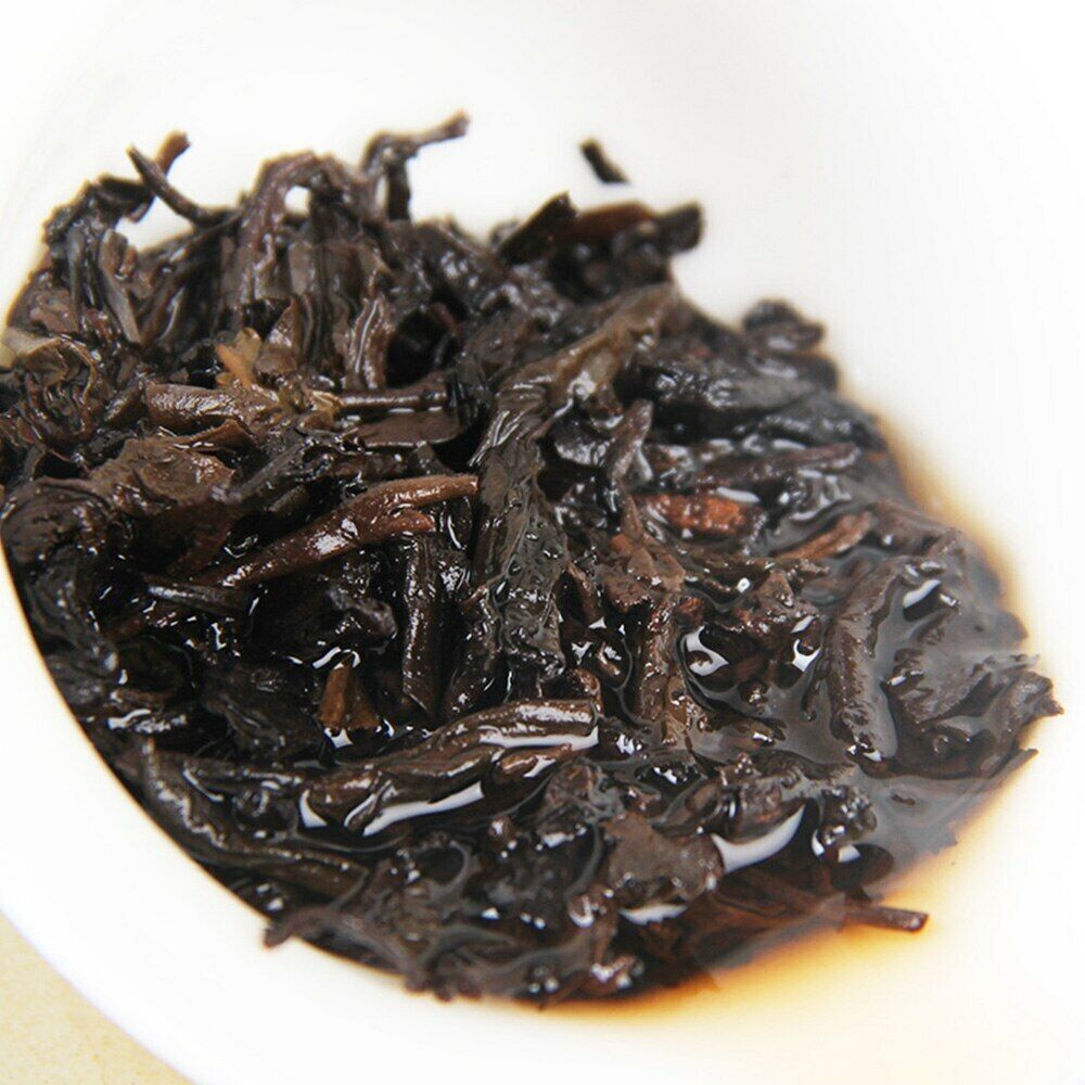 HelloYoung Chuan Shi Jia Ming Ripe Puer Tea Old Tree Pure Material Shu Puerh Tea 357g