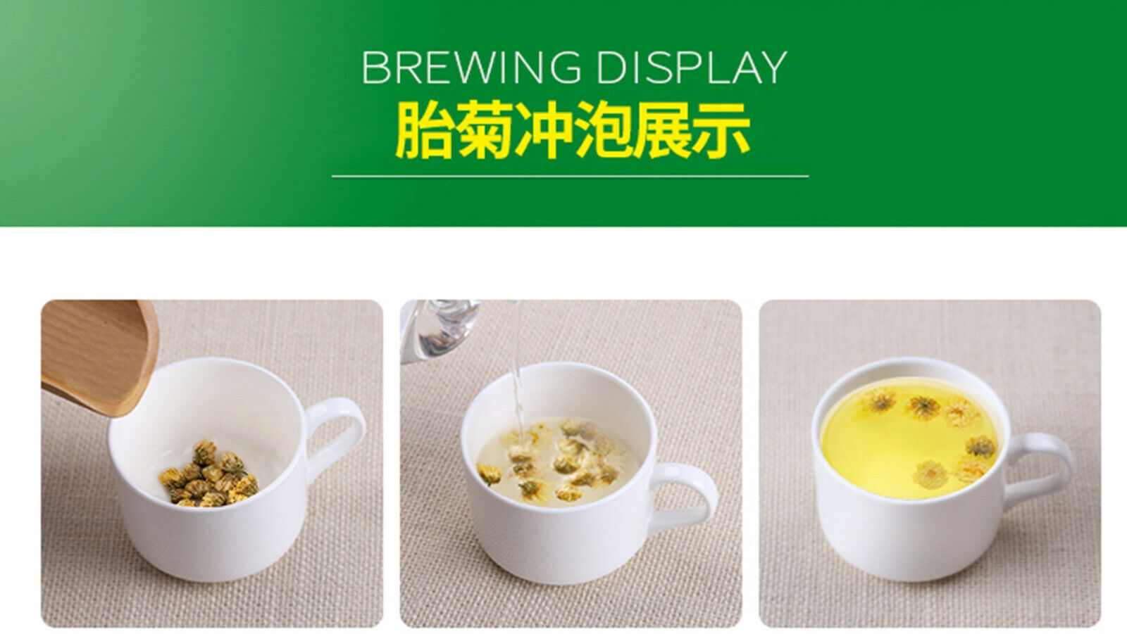 Organic Chrysanthemum Flower Tea Loose Dried Blooming Herbal Tea