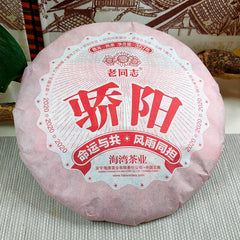 HelloYoung "Jiao Yang" 2020 Haiwan Old Comrade Blazing Sun Ripe Puerh Shu Puer Tea 357g