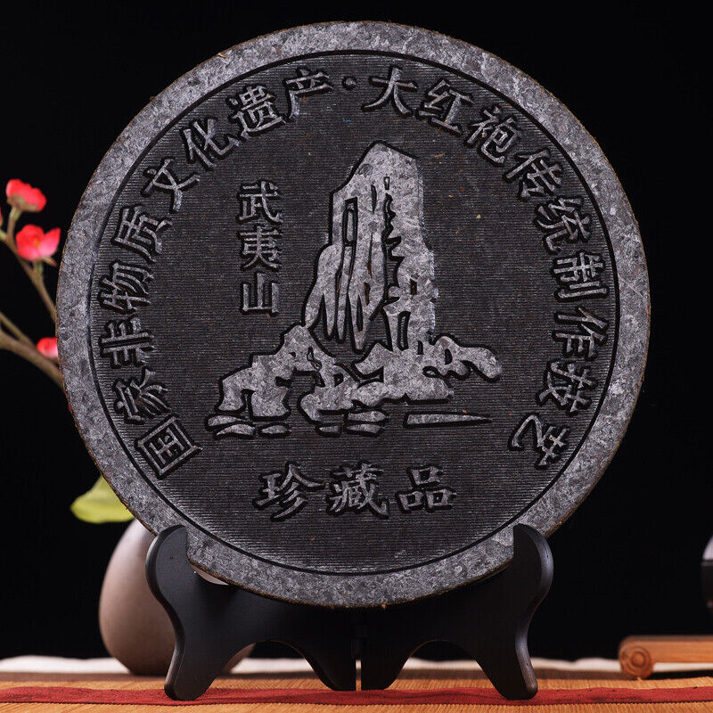 HelloYoung Aged WuYi Da Hong Pao Big Red Robe Cake Chinese Oolong Tea 100g Wuyi Rock Tea Secondary image