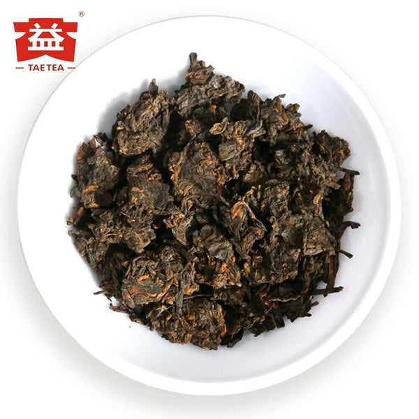 HelloYoung TAETEA Ripe Puerh Chinese Tea 7452 Chi Tse Beeng 1901 Shu Puer Tea 357g