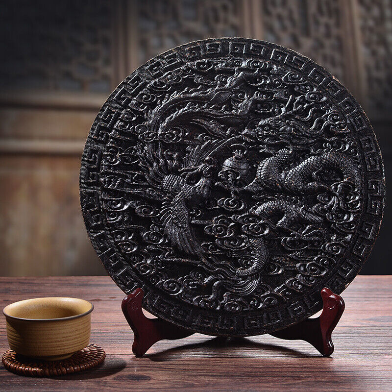 HelloYoung Black Tea Cake Aged Wuyi Mountains Da Hong Pao Dragon Phenix Big Red Robe Tea Main image