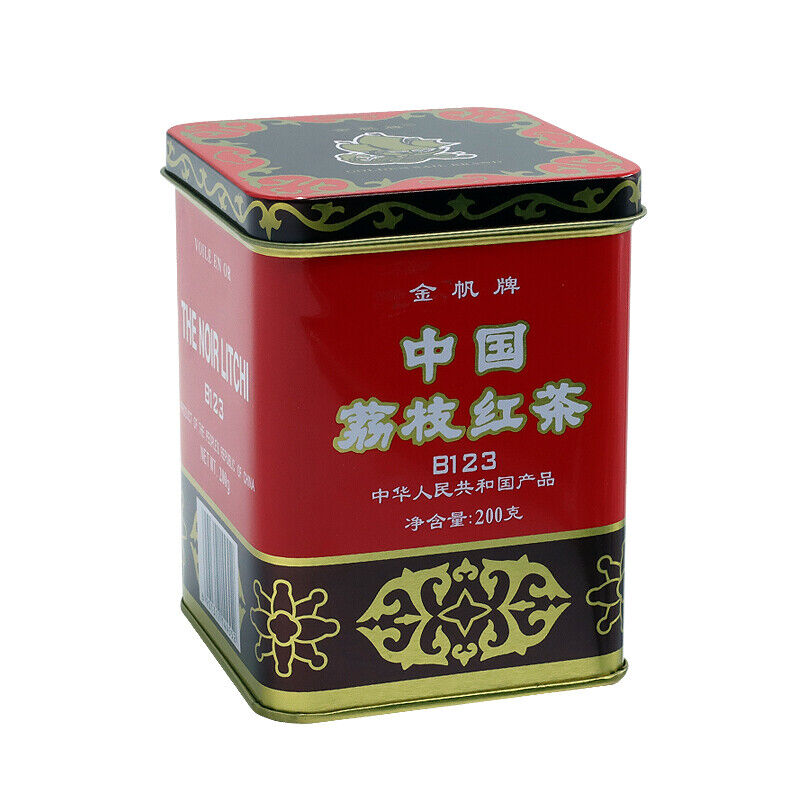 HelloYoung TeaChina Lichee Black Tea Lychee Black Tea Guangdong Lychee Flavoured 200g Tin