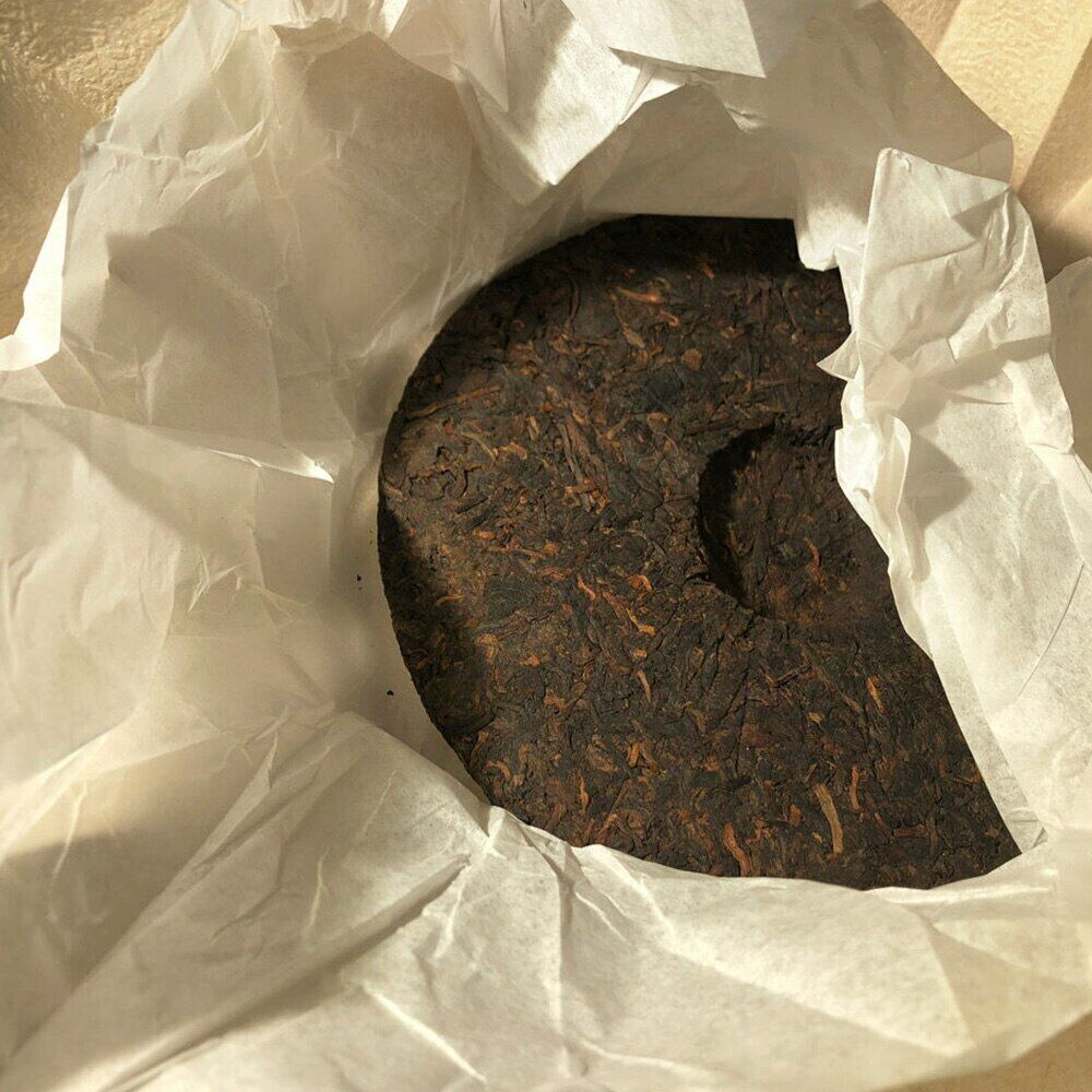 HelloYoung Premium Yunnan Qi Zi Bing Ripe Puer Alpine Trees Ripe Puerh Tea 357g