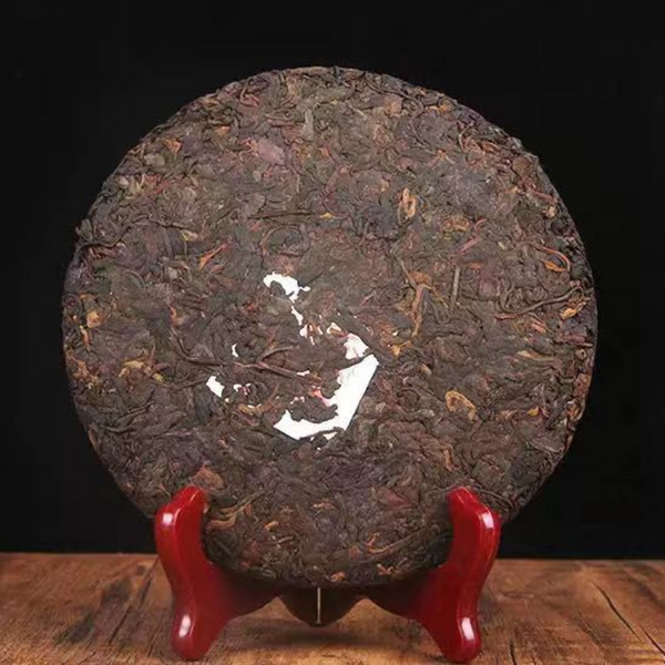 357g Yiwu Puerh Ripe Tea Cake Yunnan Pu'er Cooked Tea Organic Pu-erh Black Tea